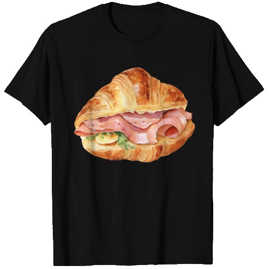 Smoked Ham Croissant T Shirts