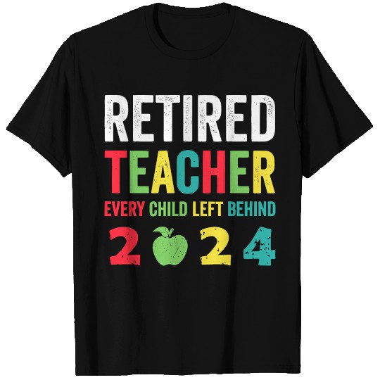 Retired Teacher EST 2024 T Shirts