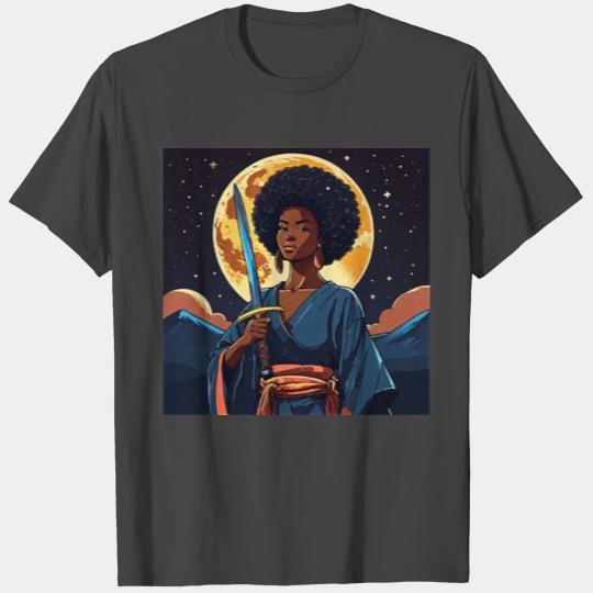 African woman warrior T Shirts