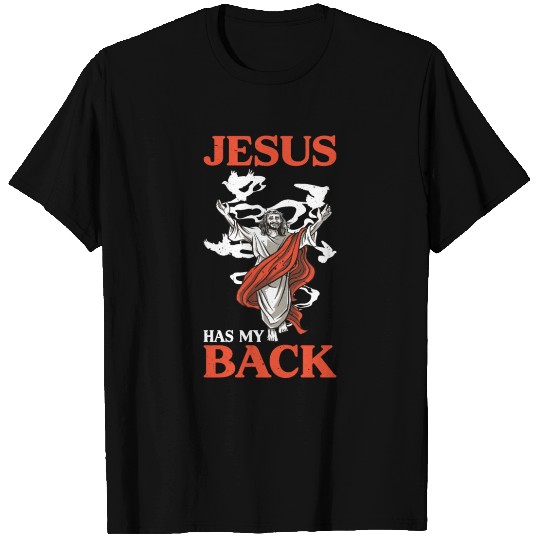 Jesus Has My Back 16 T Shirts
