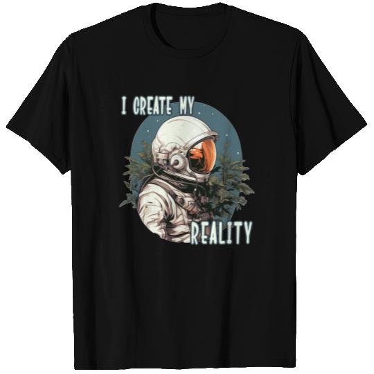 Positive Affirmation Floral Astronaut Space Lover T Shirts