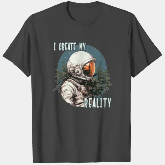 Positive Affirmation Floral Astronaut Space Lover T Shirts
