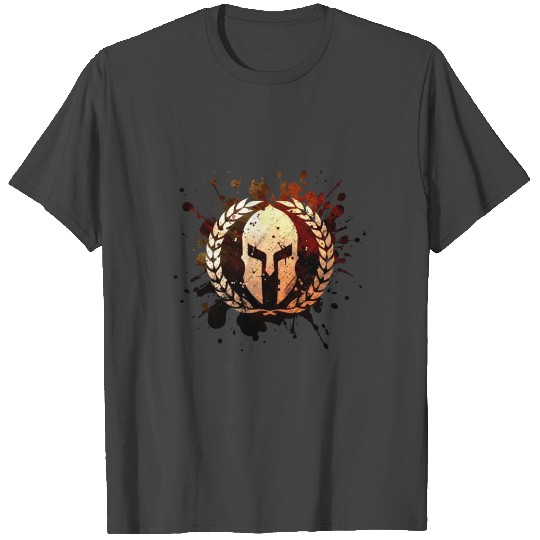 Sparta helmet mythology warrior gladiator T Shirts
