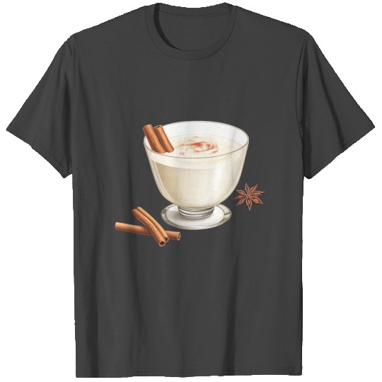 Christmas Eggnog with Cinnamon Stick T Shirts