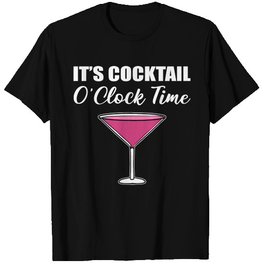 Cocktail O'clock Time Mexican Drinker Gift T Shirts