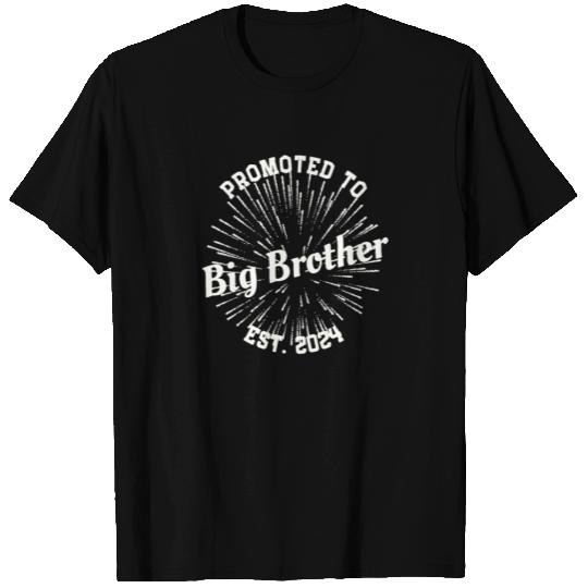 Promoted to Big Brother Baby Announcement New-born T Shirts