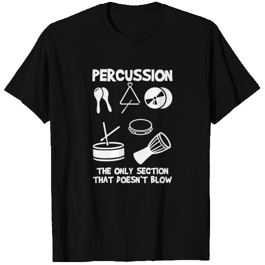 Drummer Marching Band Orchestra Percussion T Shirts