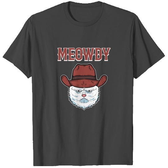 Meowdy Cat Daddy Cat Mom Cat Lovers Cat T Shirts