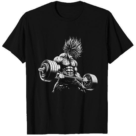 Gym anime Warrior Workout T Shirts