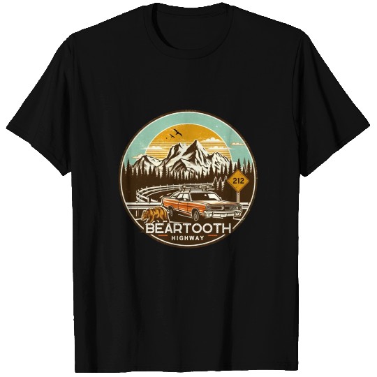 Beartooth Highway US 212 T Shirts