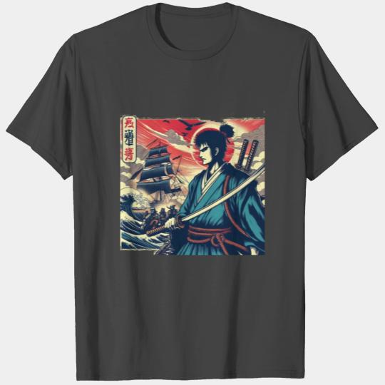 Zoro anime graphics classic Japanese art T Shirts