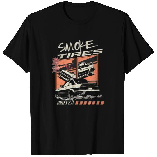 drifting japanese car,comic book style T Shirts