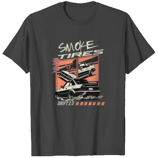 drifting japanese car,comic book style T Shirts