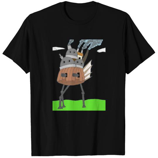Steampunk Mechanical Moving Castle T Shirts