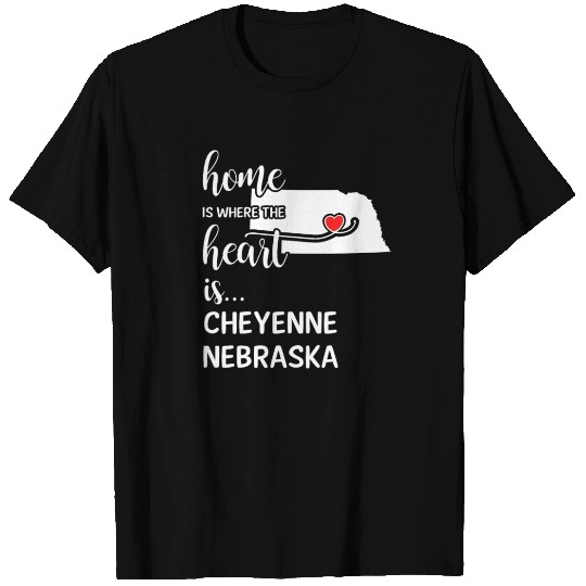Cheyenne County Nebraska Is Where My Heart Is Gift T Shirts