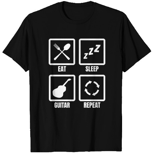 Guitar Player Daily Schedule T Shirts
