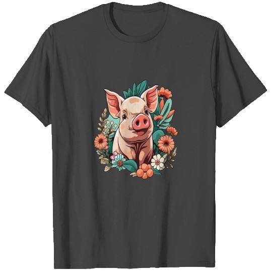 Tiny Tusked Tots: American Miniature Piglet Parade T Shirts