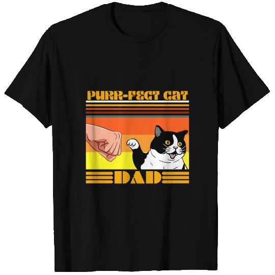 Best Cat Dad Funny Design Cool Gift Pet Lover T Shirts