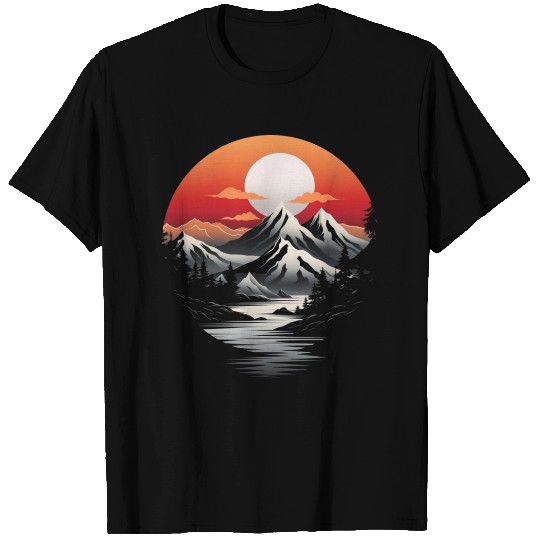 Mountain Glow Apparel: Sunrise Serenity Edition T Shirts