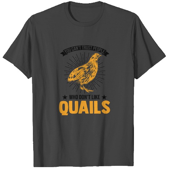 Warning Quail Breeding Breeders T Shirts