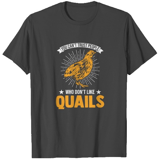 Warning Quail Breeding Breeders T Shirts