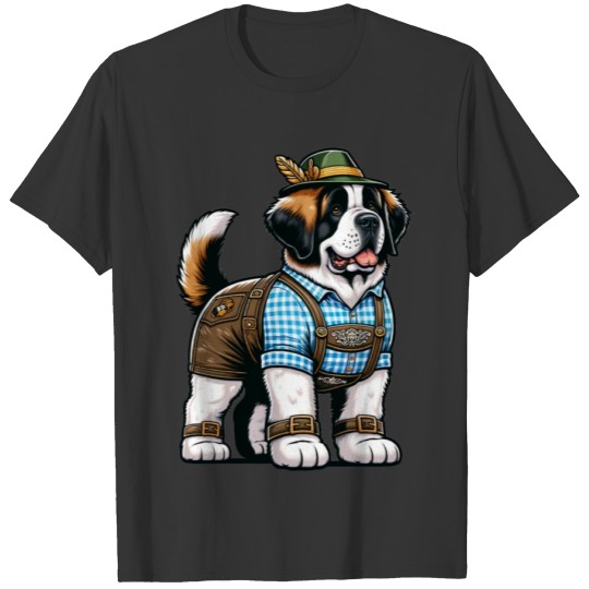 St. Bernard Dog Bavaria T Shirts