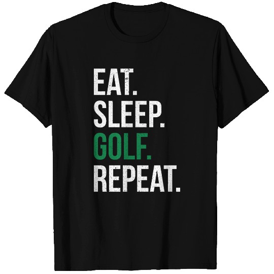 Eat Sleep Golf Repeat Gift T Shirts