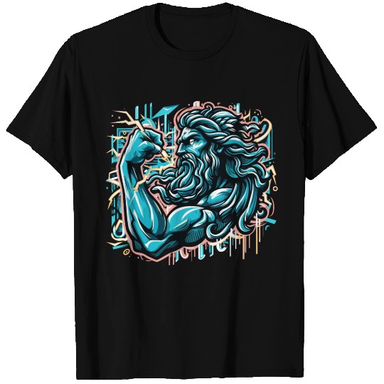 Zeus Lightning King T Shirts