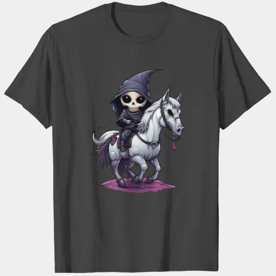 Cute Reaper Riding horse Lightweight T Shirts