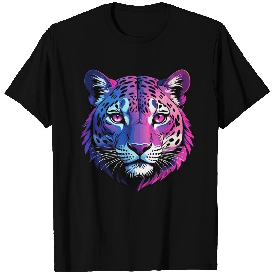 Vibrant Pop Art Leopard T Shirts