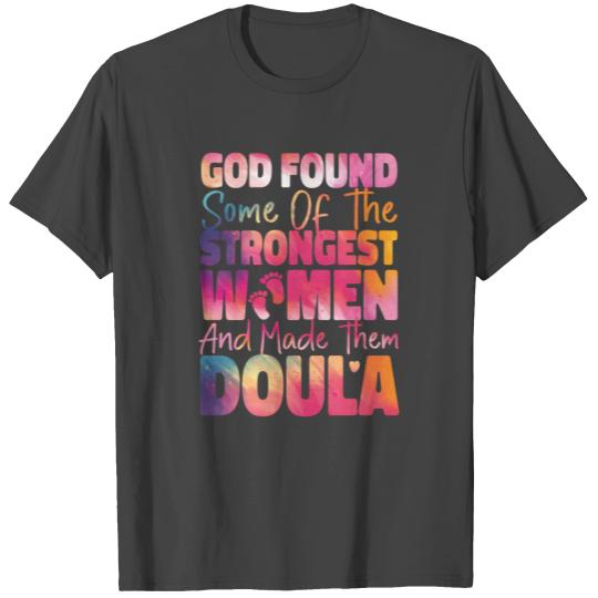 Doula Birth Worker Rainbow God T Shirts