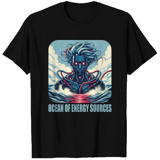 robot charging T Shirts