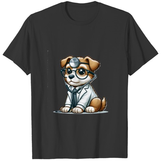 Cute Dog Doctor T Shirts