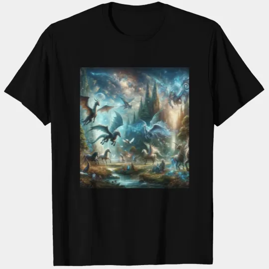 Fantasy Mythical Winged Creatures T Shirts