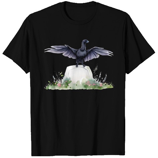 Vulture On Headstone/Gravestone T Shirts
