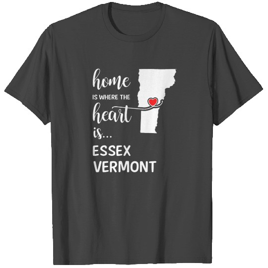 Essex County Vermont Is Where My Heart Is Gift T Shirts