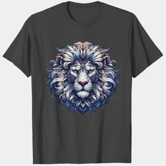 Intricate Majestic Lion: Baroque Style Elegance T Shirts