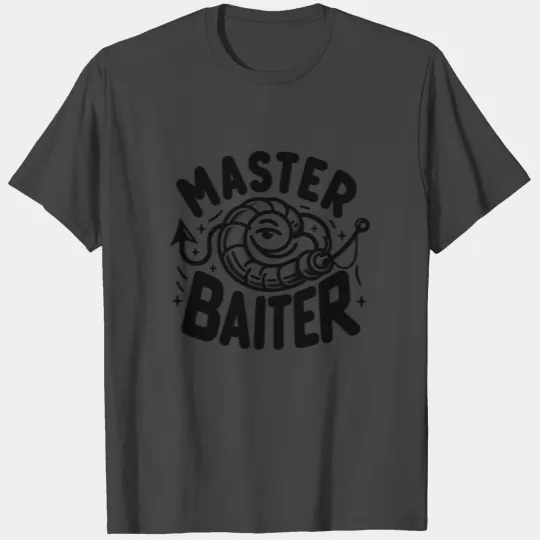 Master Baiter - Humorous Fishing Design T Shirts