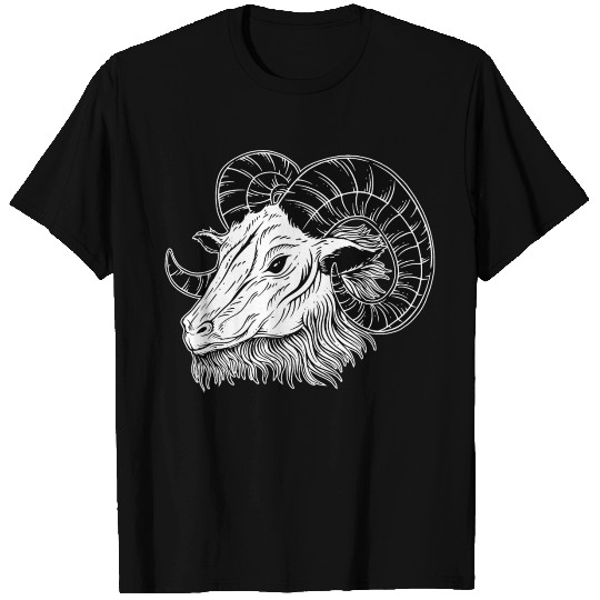 Baphomet Goat Horn Art T Shirts