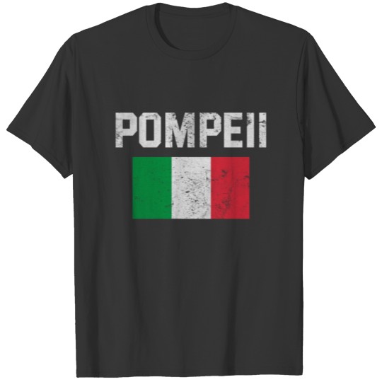 Pompeii Flag Italy Geology T Shirts