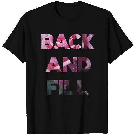 Flower Back and Fill T Shirts