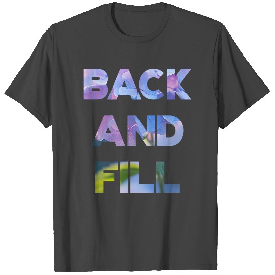 Flower Back and Fill T Shirts