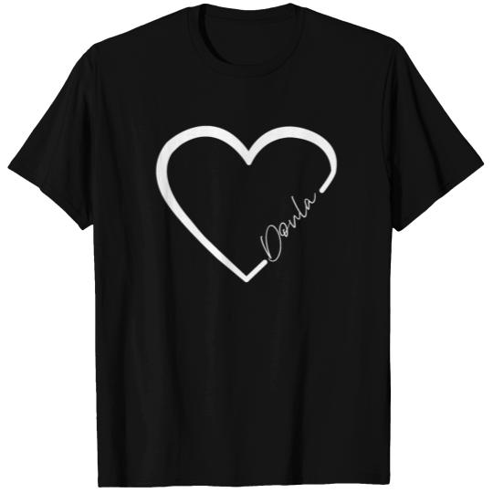 Doula Birth Worker Heart Doula T Shirts