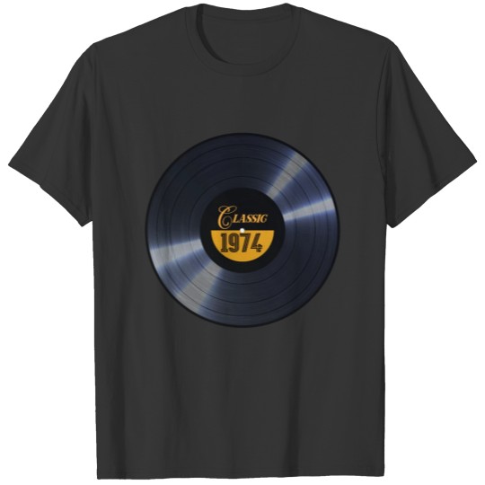 Vintage 1974 - Classic Vinyl T Shirts