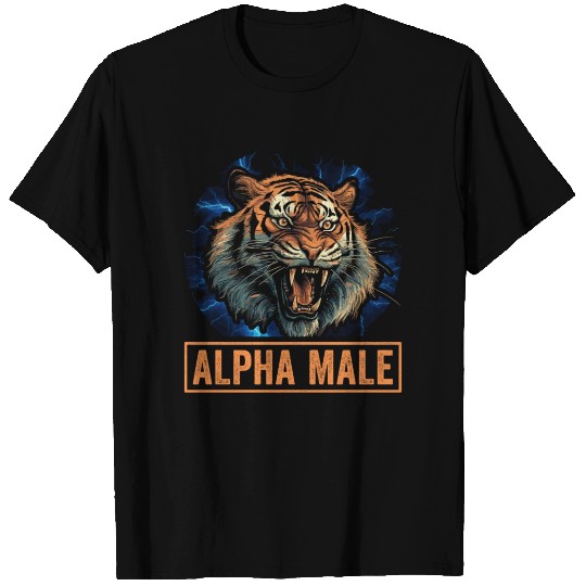 Funny Men Tiger Lion T Shirts