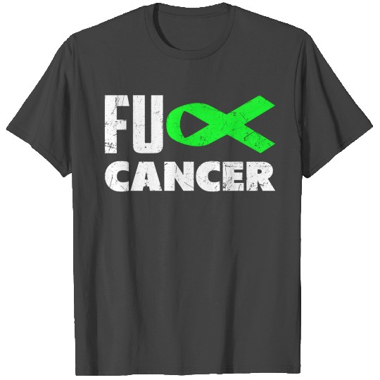 Fuck Cancer Lime Green Ribbon Non-Hodgkin Lymphoma T Shirts