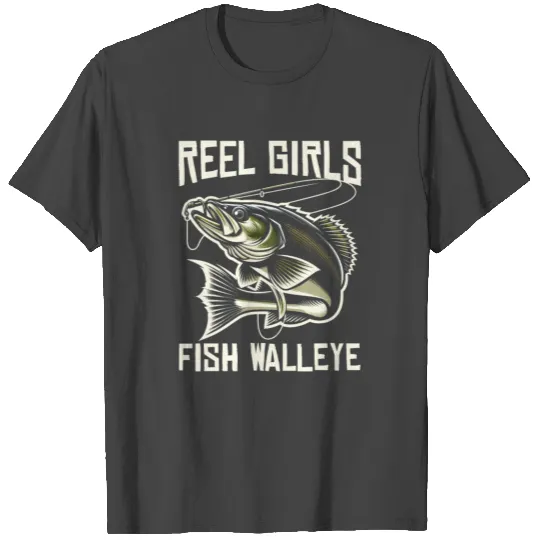 Walleye Fishing Fish Catcher Fisher Fisherman T Shirts