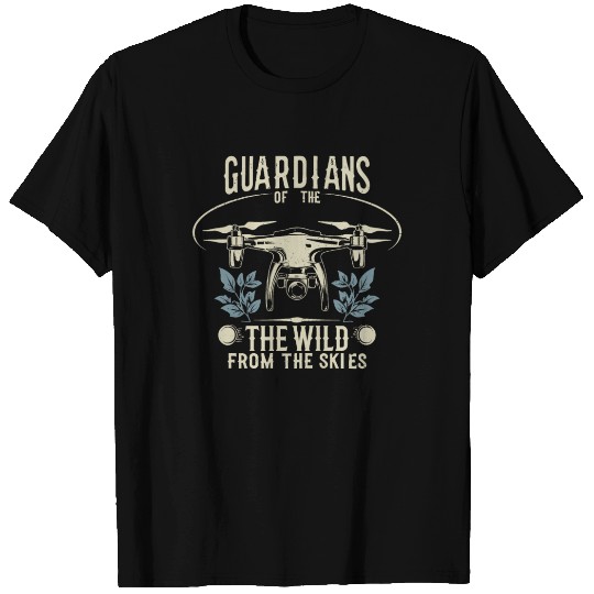 Drone Pilot Grandpa Gift Idea Old Man with a Drone T Shirts