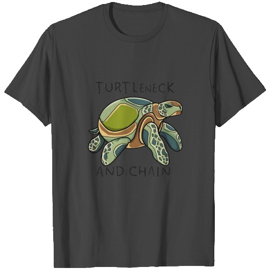 telSea Turtle: Turtleneck and Chain T Shirts