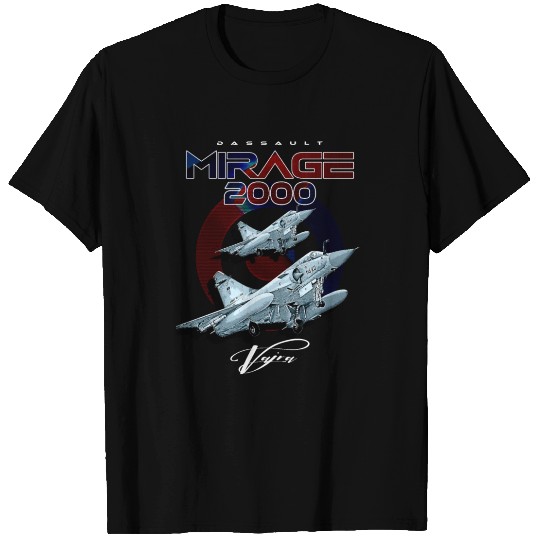 Dassault Mirage 2000 French Vintage Multi-Role Fig T Shirts